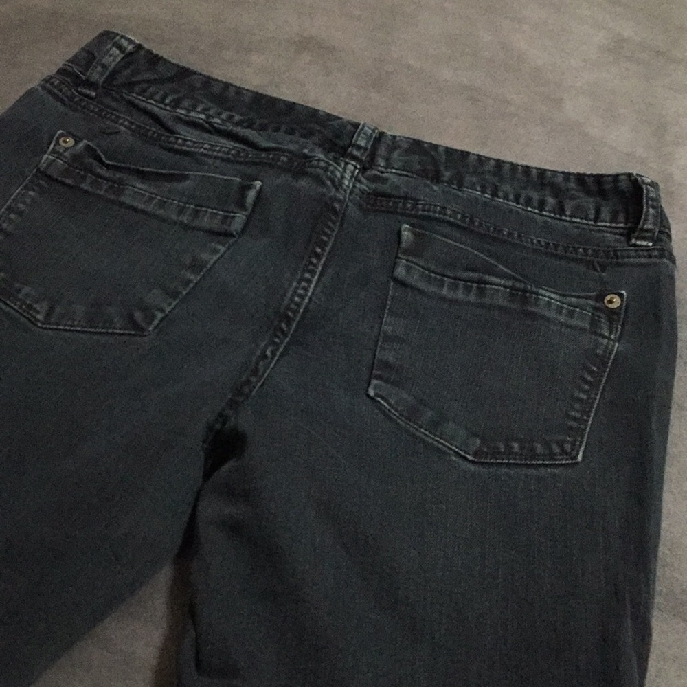 Faded Black Denim Jeans 8R - Picture 6 of 15